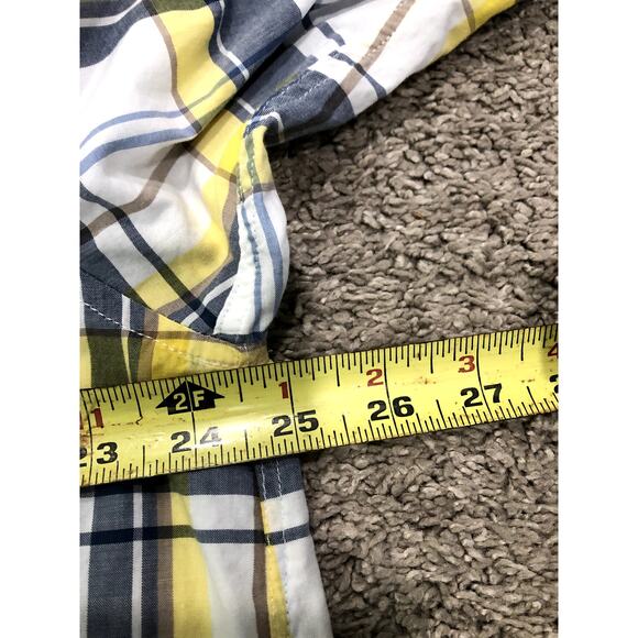 Charles Tyrwhitt Weekend Men's Button Down Shirt Long Sleeve Size XL Yellow - Picture 11 of 13